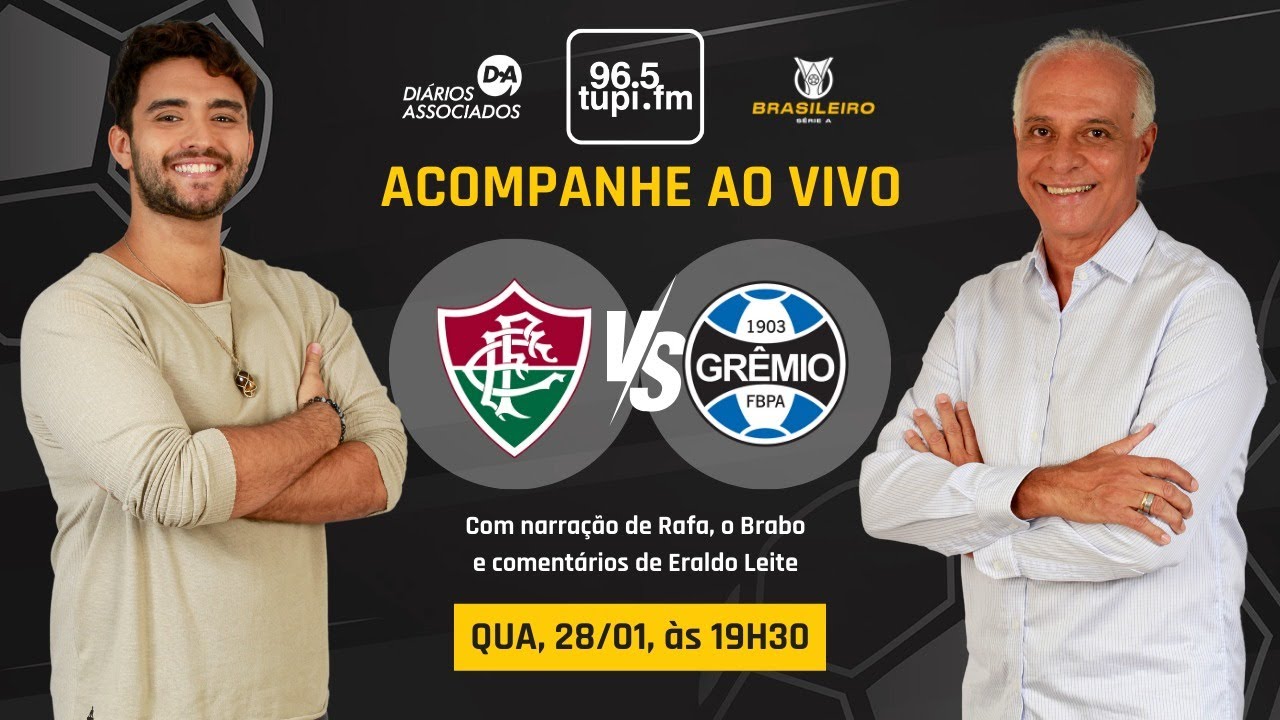AO VIVO: FLUMINENSE X GRÊMIO | CAMPEONATO BRASILEIRO | 1ª RODADA