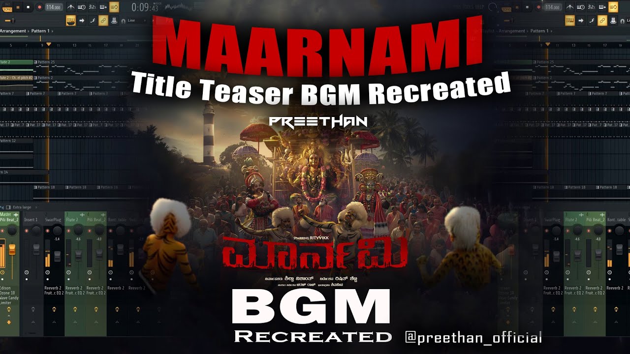 Maarnami | Title Teaser BGM Recreated | Rishith Shetty | #CharanRaj | #Ritvvikk | Preethan