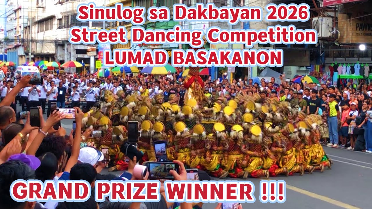 Sinulog 2026 sa Dakbayan LUMAD BASAKANON Street Dance WINNER Performance Cebu City |Sinulog Festival