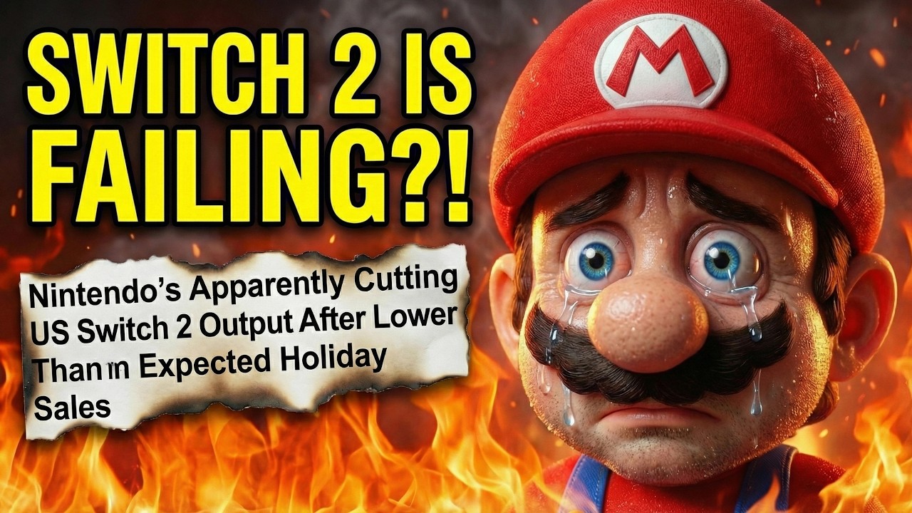 Nintendo Switch 2 is FAILING?! Nintendo SLASHES Production by Over 30%!