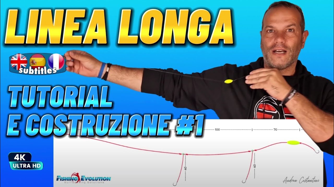 La Linea Longa con braccioli su Perlina per la Pesca a SurfCasting: Guida Completa. Qualità 4K