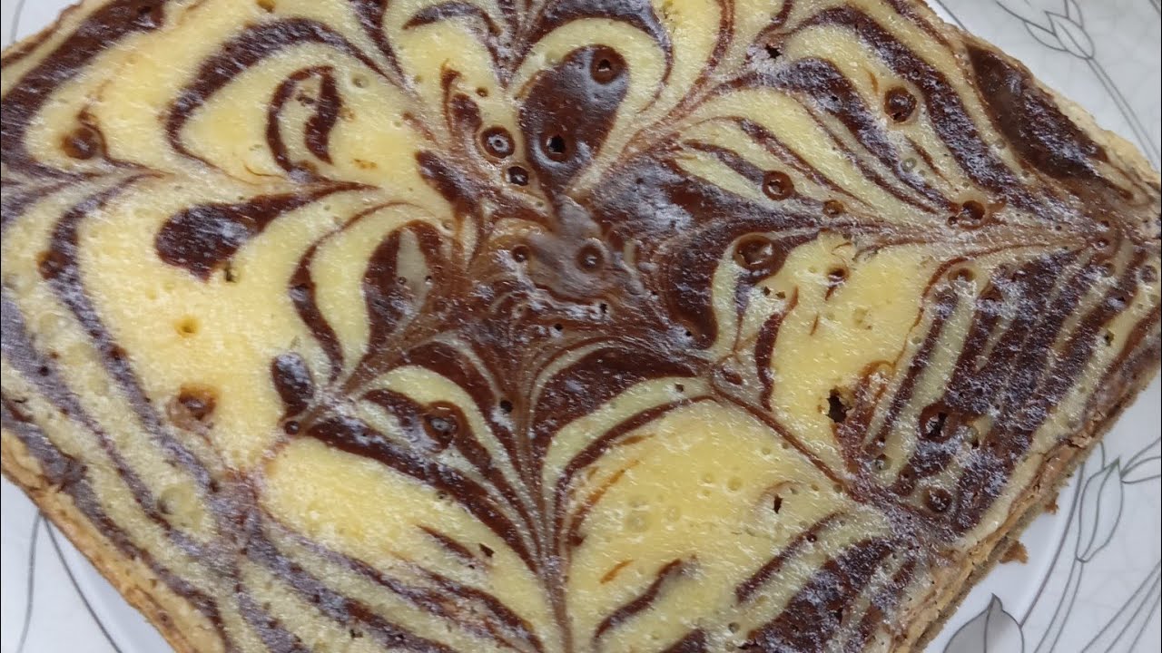 Chocolate Vanilla Marble Cake | Super Soft Marble Cake Recipe at Home