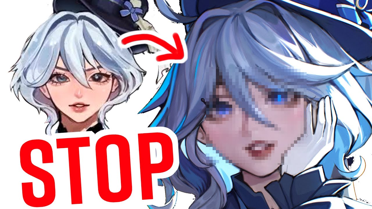 GENSHIN FANS FIXED MY ART (my response)