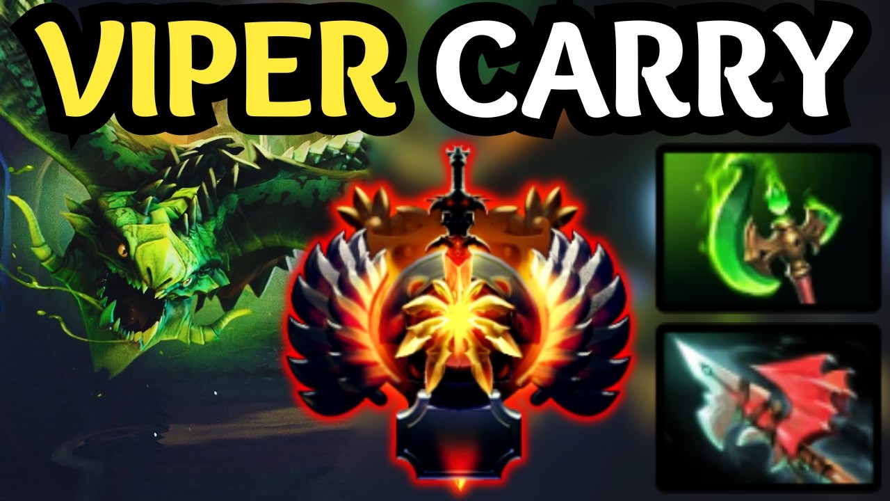 🔥 MASTER VIPER Safelane — Control, Pressure, Destroy 🔥 Dota 2 Carry