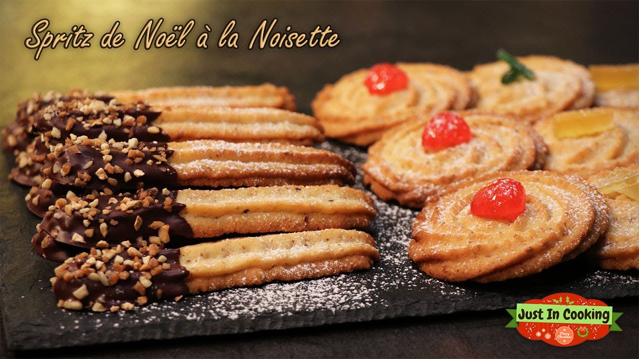❅ Recette des Spritz de Noël à la Noisette ❅