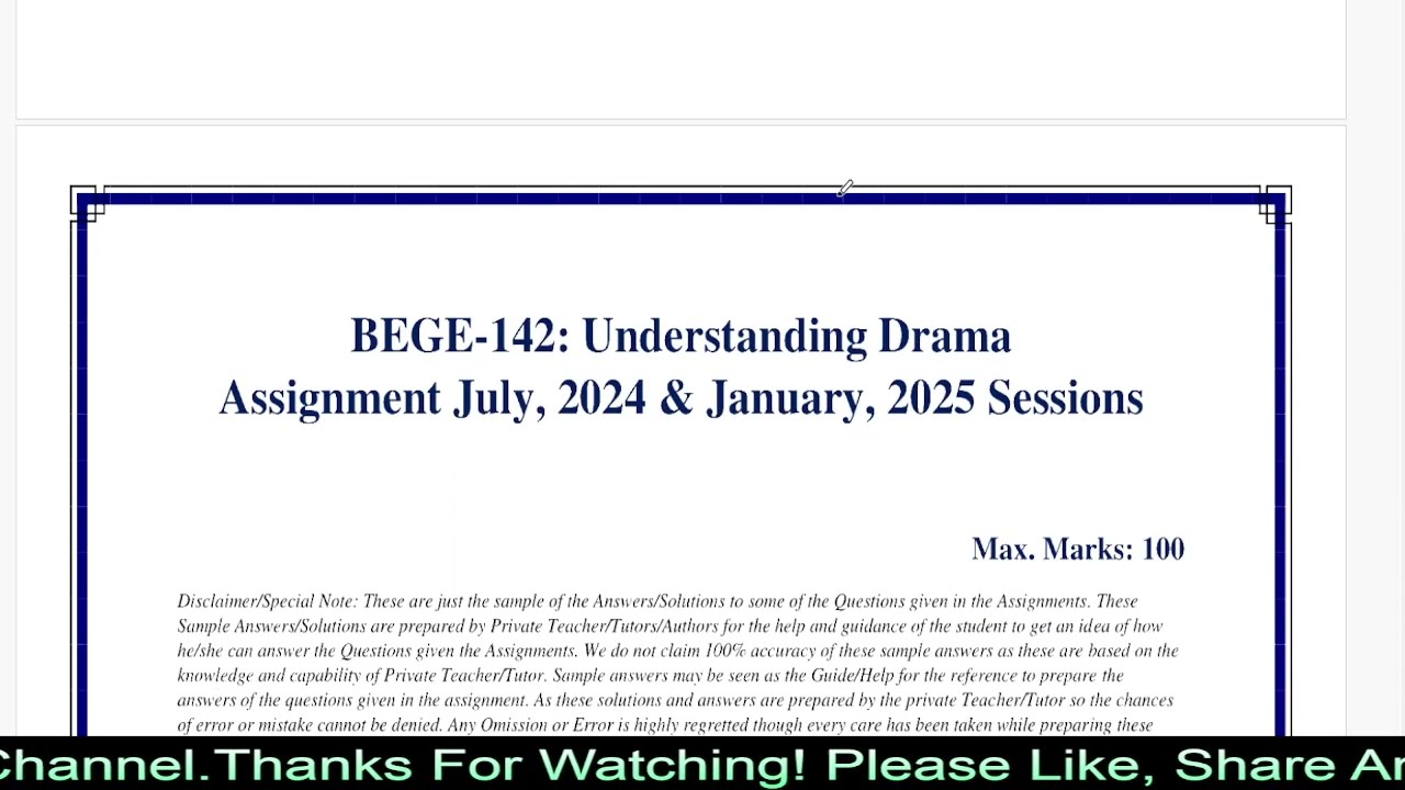FREE Ignou BEGE 142 Solved Assignment 2025 | IGNOU Handwritten Assignment Ready To Submit File