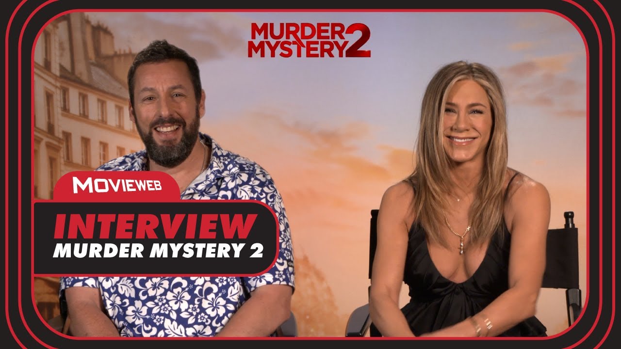 Adam Sandler & Jennifer Aniston Crack Up Over Murder Mystery 2 Interview