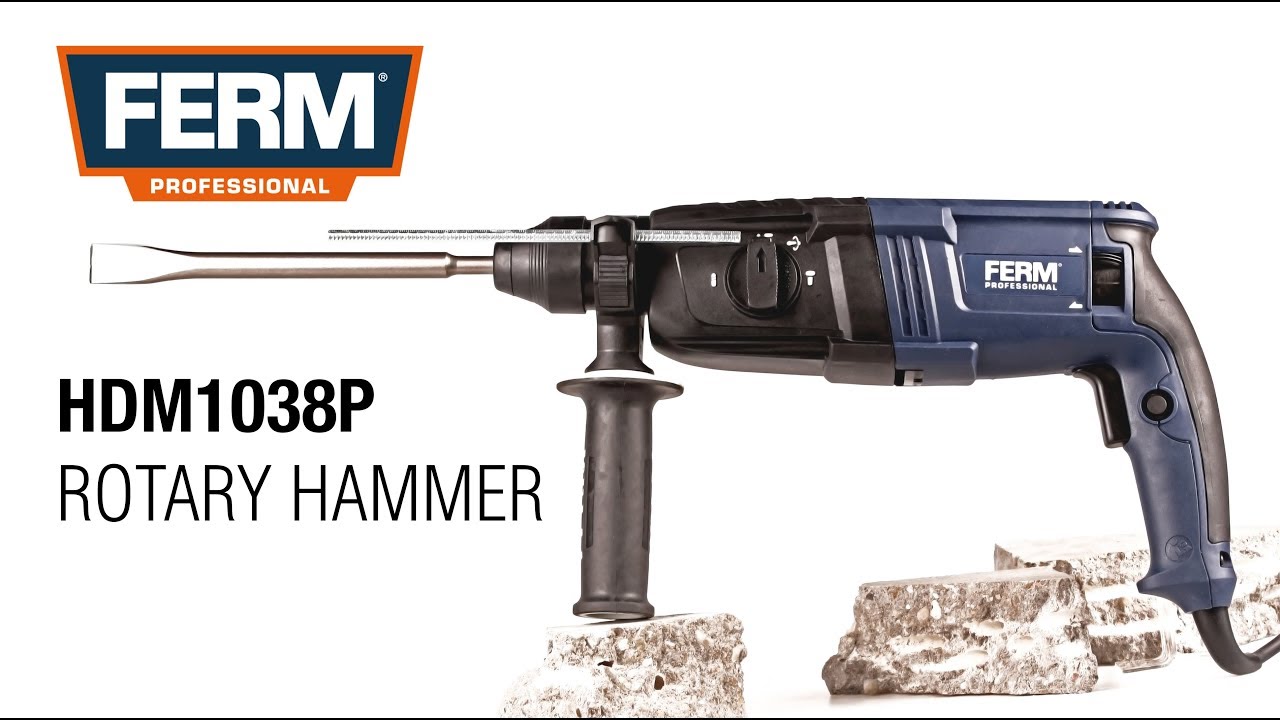 FERM HDM1038P Pneumatische Boorhamer | 800W | 2.7 Joule