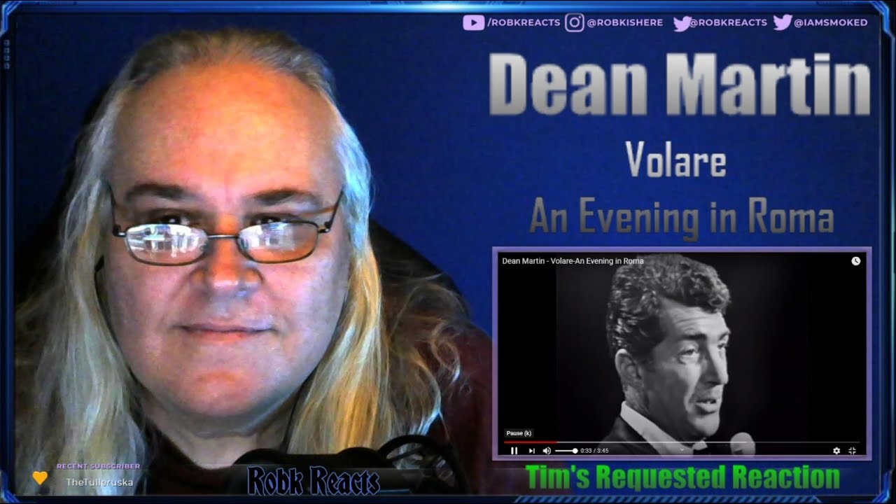 Dean Martin - Volare - An Evening in Roma - Requested Reaction