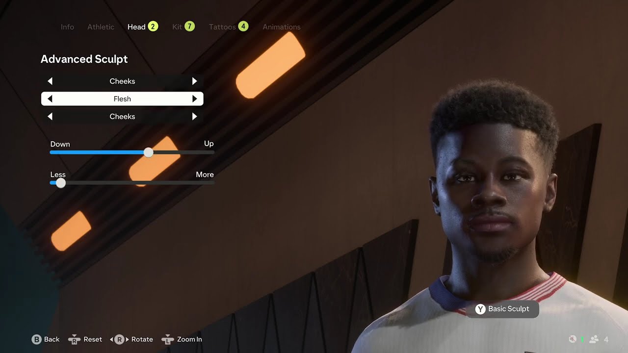 Bukayo Saka FC25 Face Creation