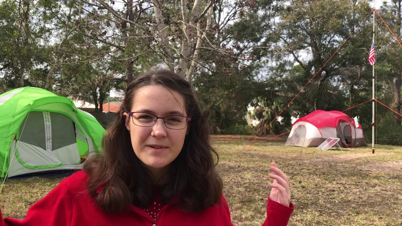 AE4FH Shows the WK1DS Winter Field Day Set-Up