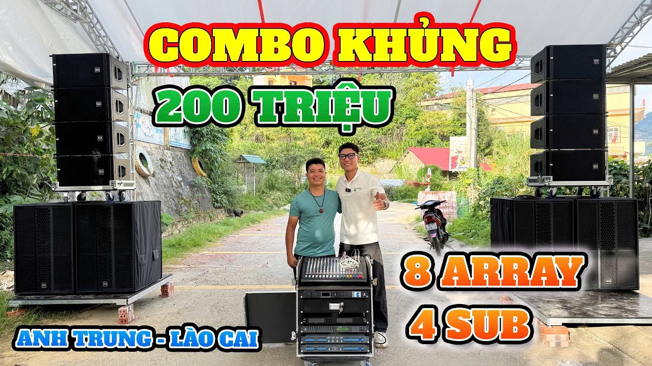 Dàn Âm Thanh Sự Kiện 200 Triệu | Combo Khủng “Hạ Cánh” Tại Lào Cai