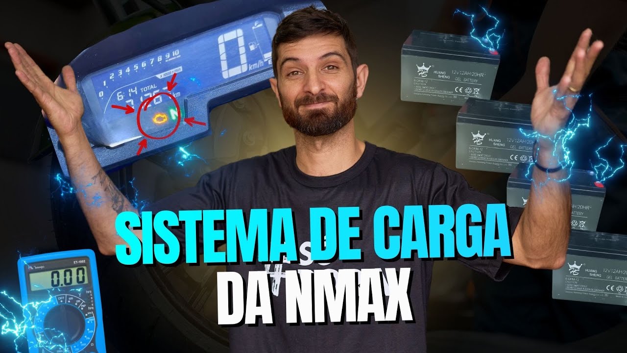 SISTEMA DE CARGA DA NMAX EXPLICADO NA PRÁTICA (SEM ADIVINHAÇÃO) - MOTO SEM SEGREDO