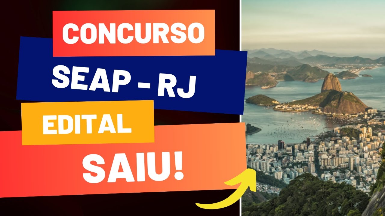 EDITAL ABERTO! Concurso SEAP, Rio de Janeiro | Edital e Material de Estudos | Veja agora!