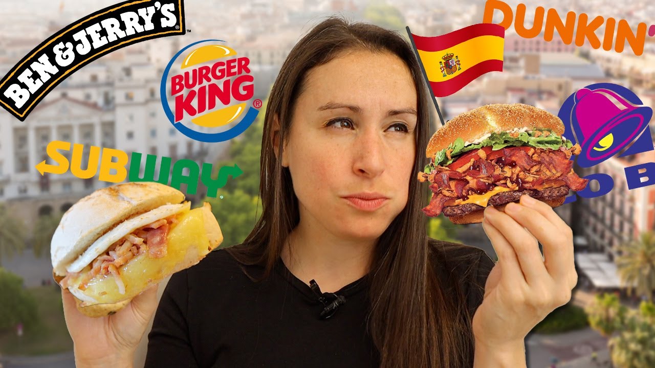 Попытка посетить американские сети в Испании с участием: BK, Subway, Taco Bell, Dunkin' и Ben & J...