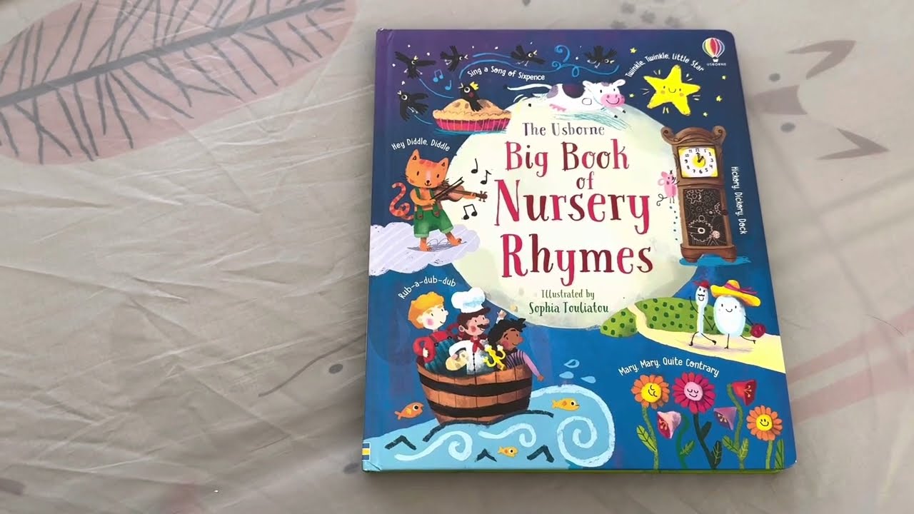 [Full Cover] 19 nursery rhymes from The Usborne Big Book of Nursery Rhymes board book- HEEL MOOI!