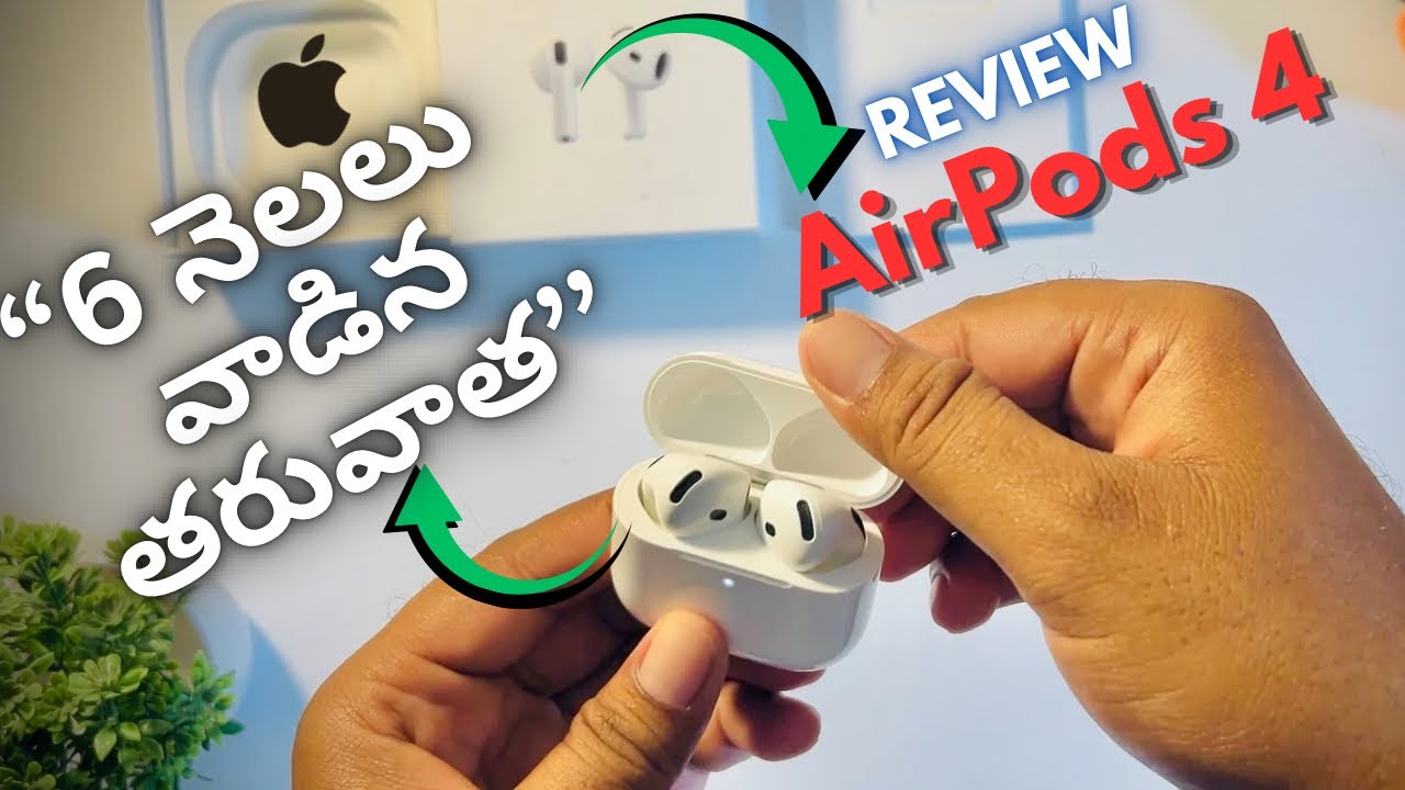 AirPods 4 Full Review After 6 Months In Telugu || In 2025 #apple #airpods4