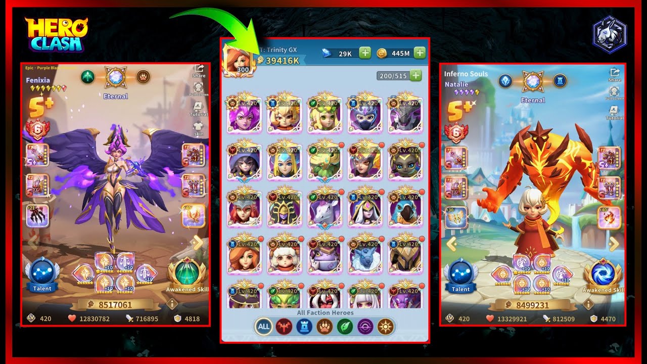 Hero Clash: Showcasing 1 of the BEST Accounts in the game + Pro Tips!