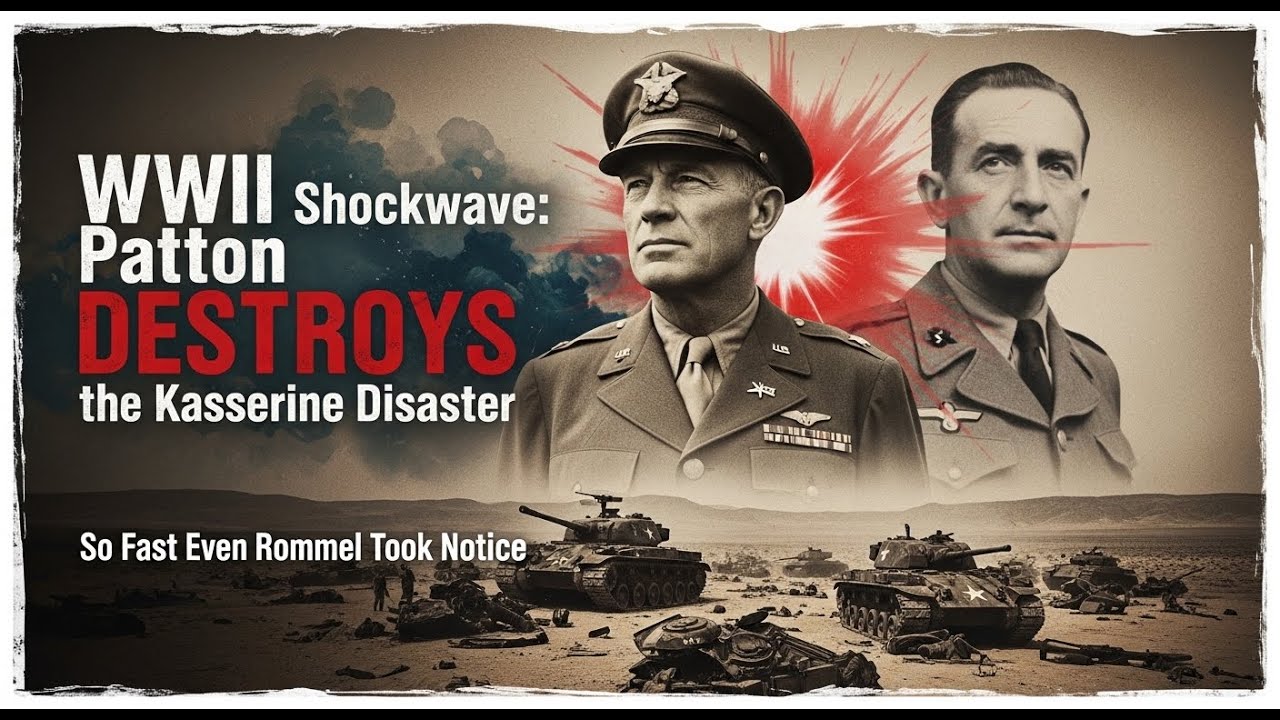 WWII Shockwave: Patton DESTROYS the Kasserine Disaster So Fast Even Rommel Took Notice
