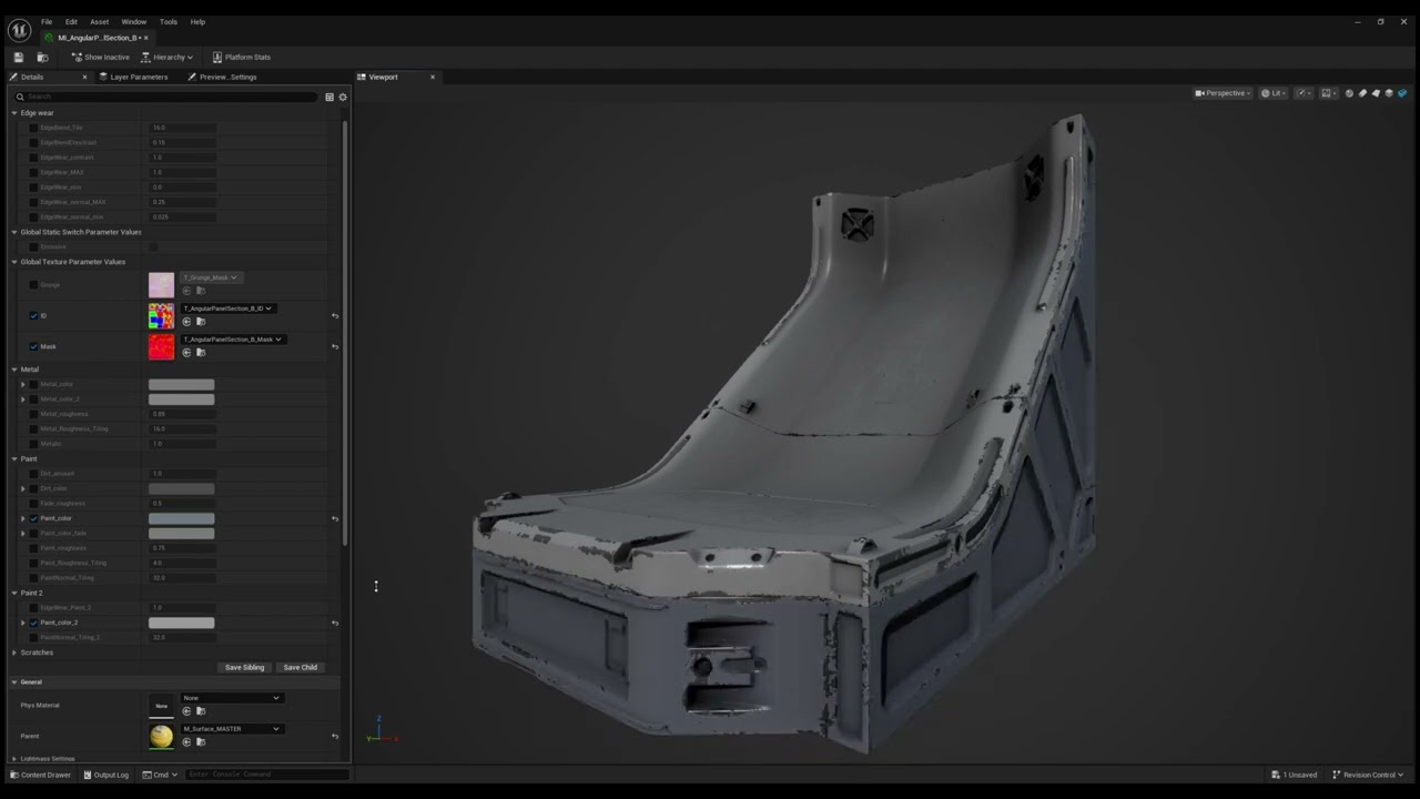 Assembly Line Material Parameters