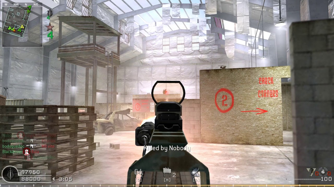 Call of Duty Modern Warfare Multiplayer Gameplay - KillHouse