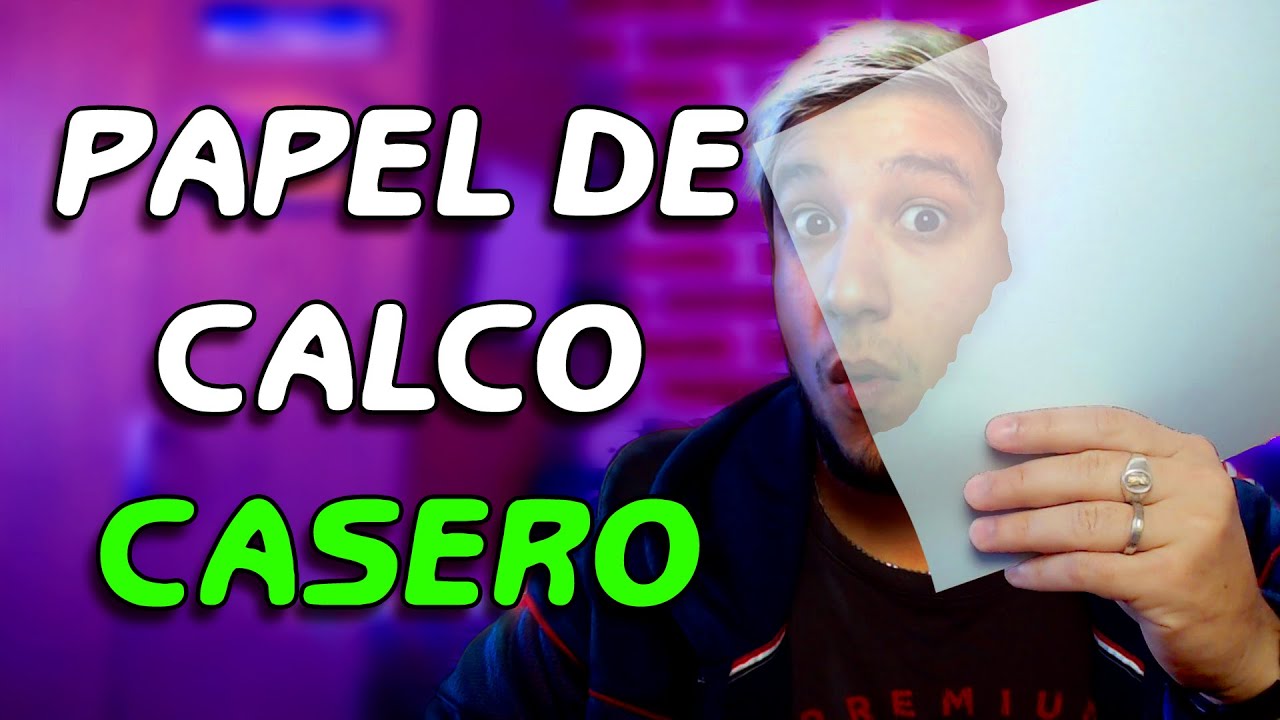Cómo crear PAPEL DE CALCO de forma casera - PAPEL ALBANENE // VISUPLAS