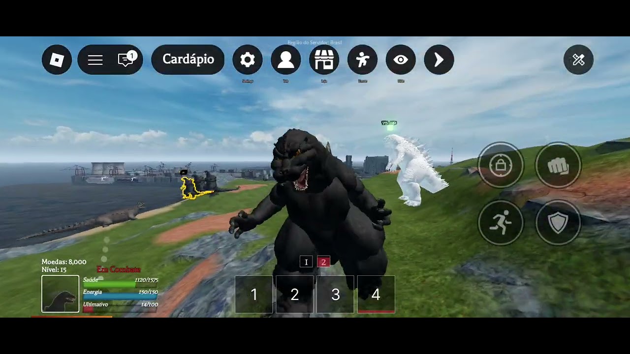 Heisei Godzilla gameplay 