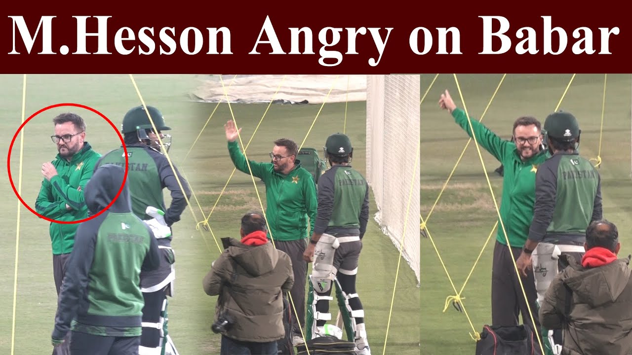 Mike Hesson working hard on babar azam way of batting | babar azam vs mike hesson