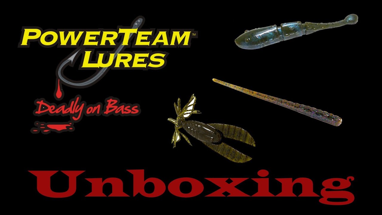 Power Team Lures Unboxing and Review (JP Hammer Shads, Finicky Ticklers, and Texas Riged Jig)