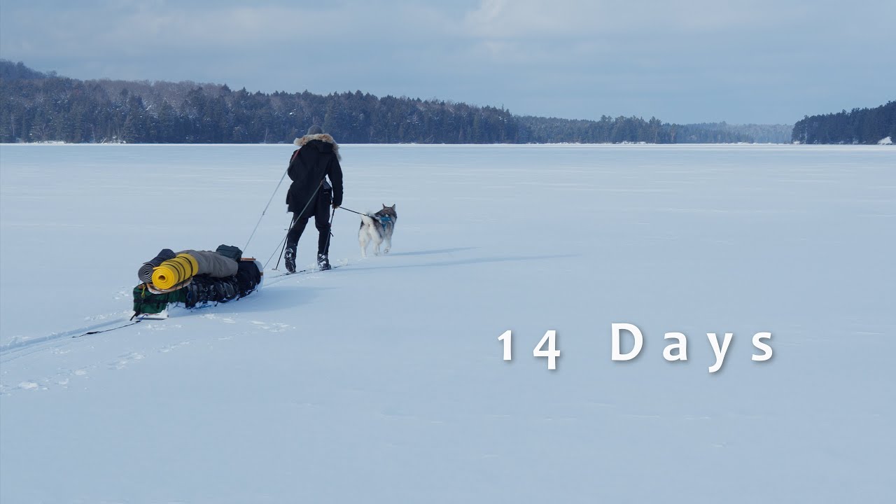 14 Days Across Algonquin - Hot Tent Winter Camping