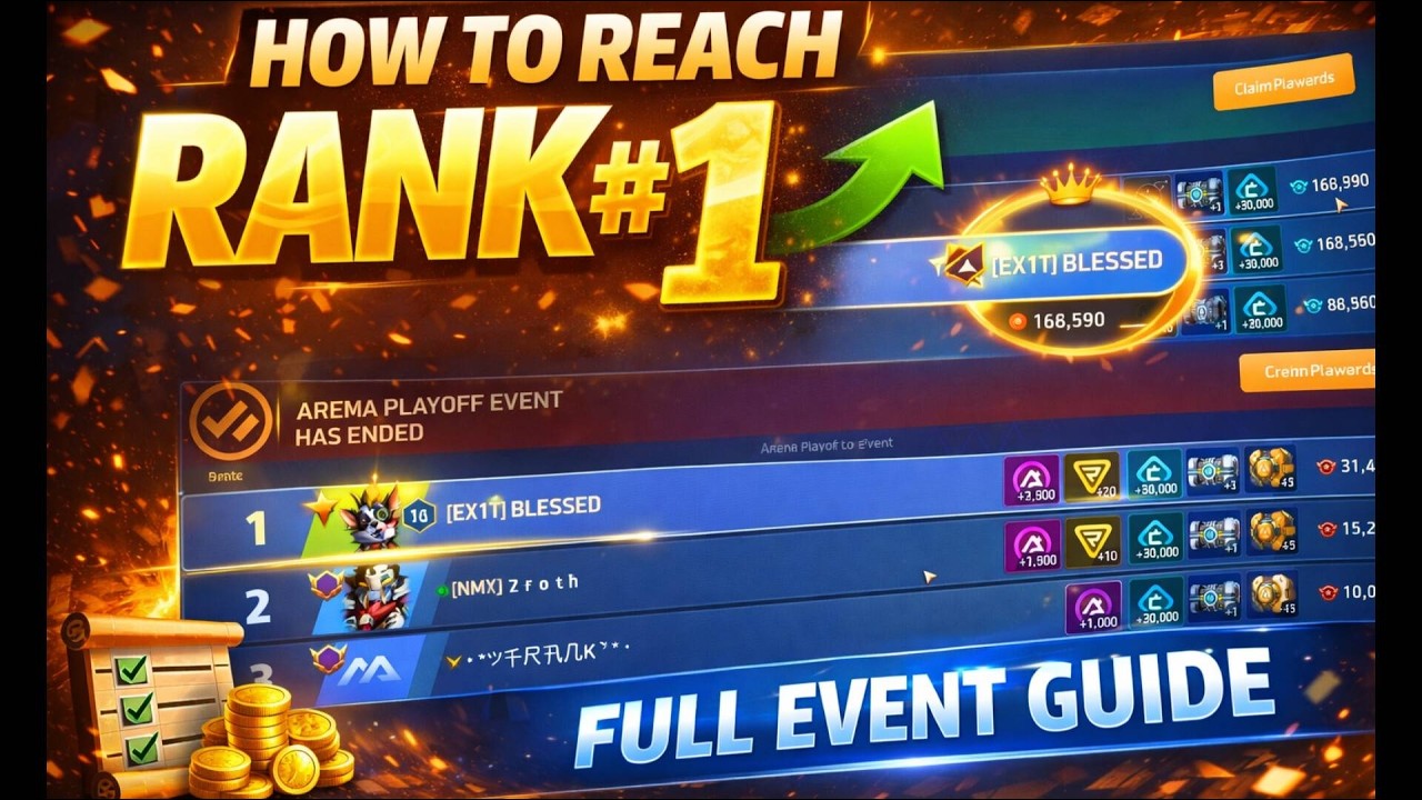 Mech Arena Playoff Guide🔥Rank #1 Ka Secret