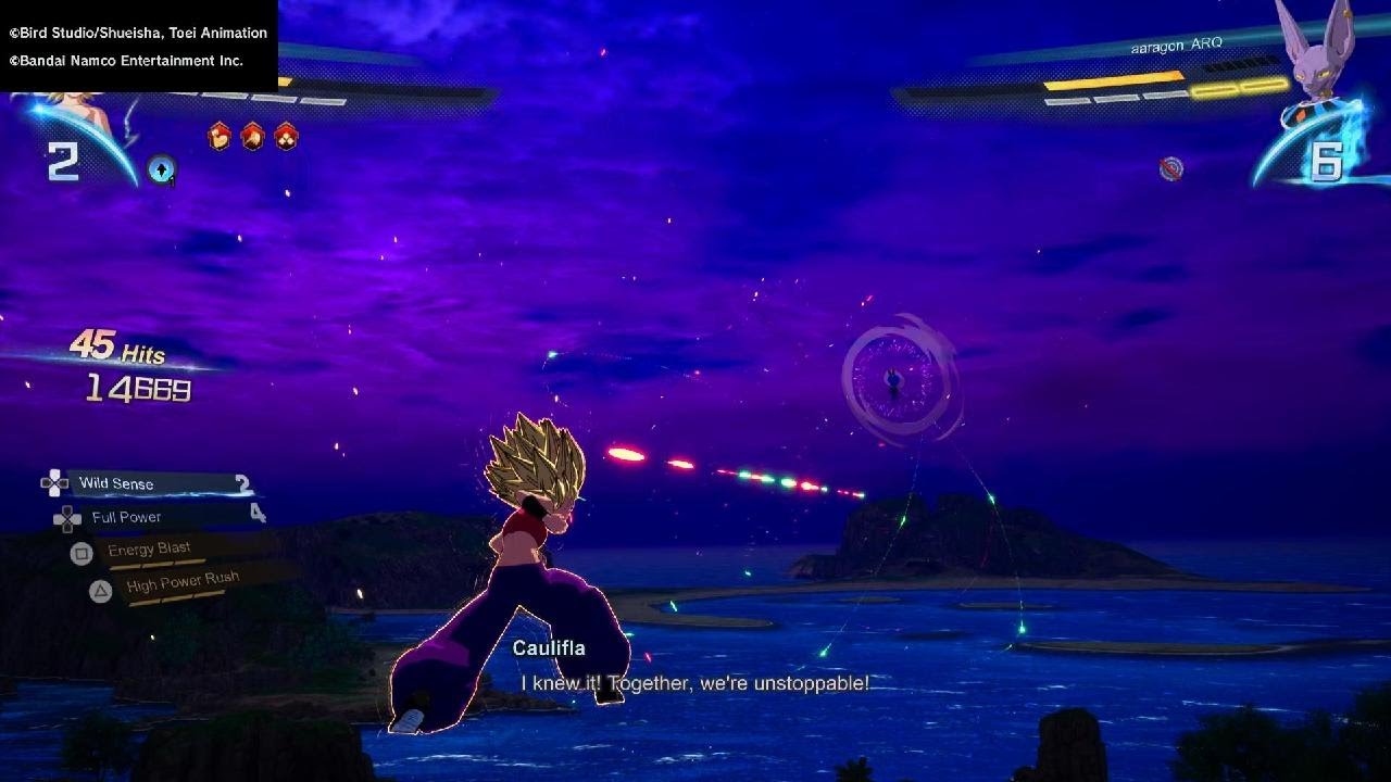 Caulifla vs Beerus