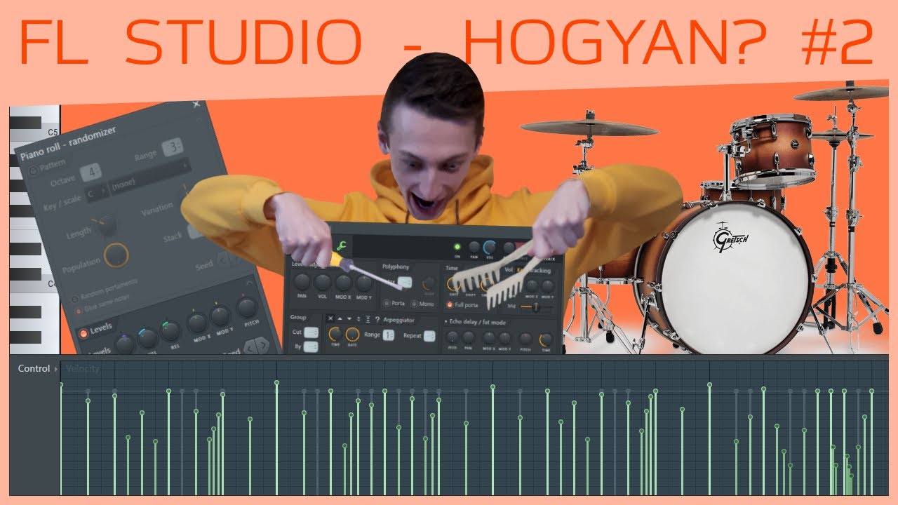 FL Studio - Hogyan? 🎓 Életteli Dobok AZONNAL!