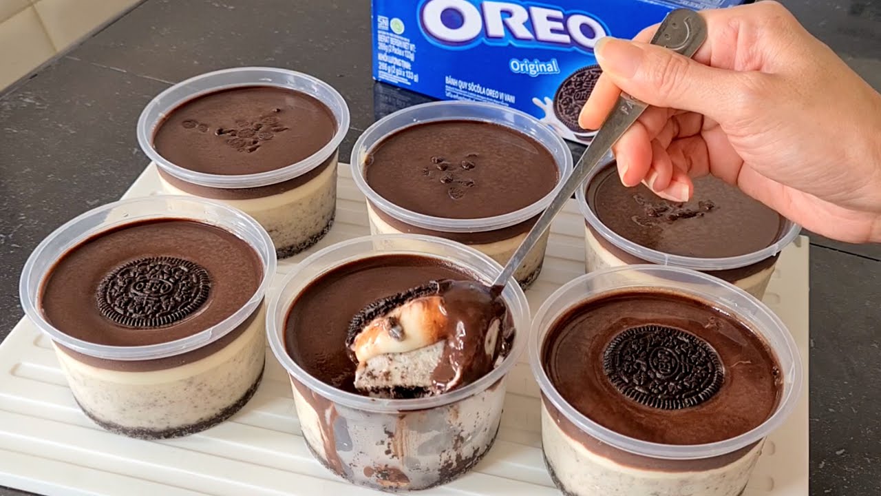 Ide dessert box tanpa oven! Oreo and cheese dessert cup