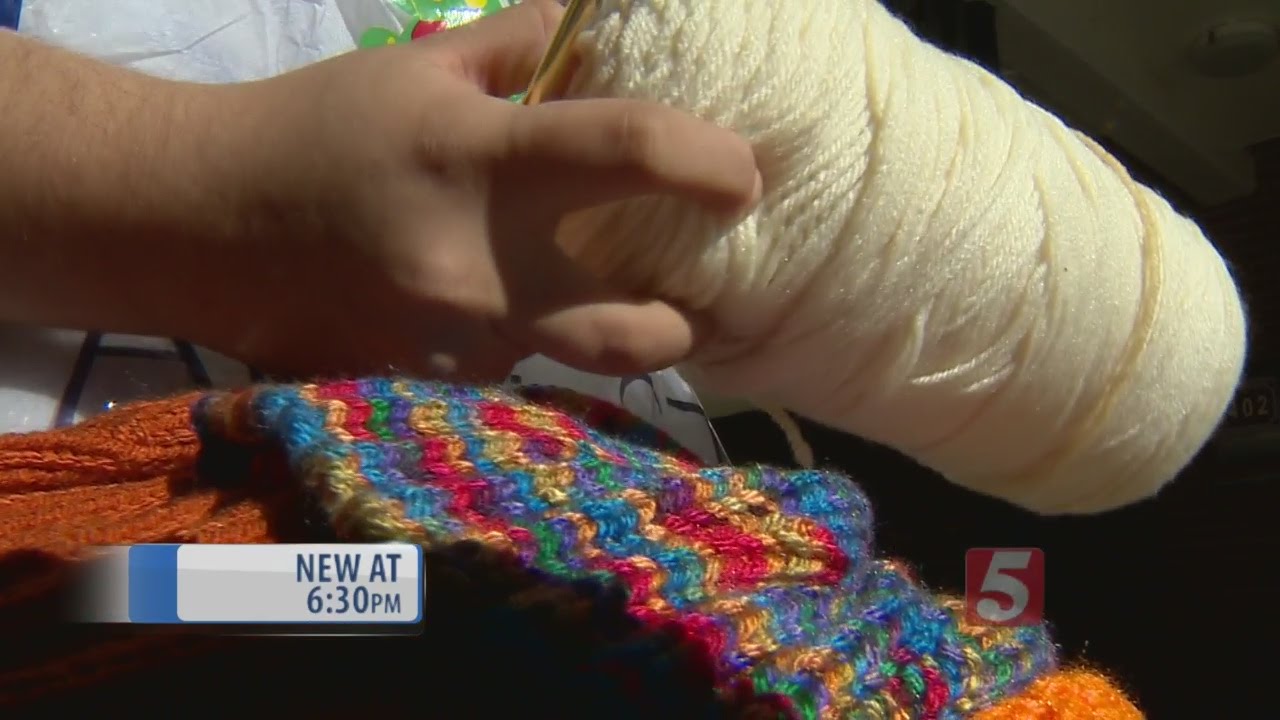 Teen Crochets Hats For The Homeless