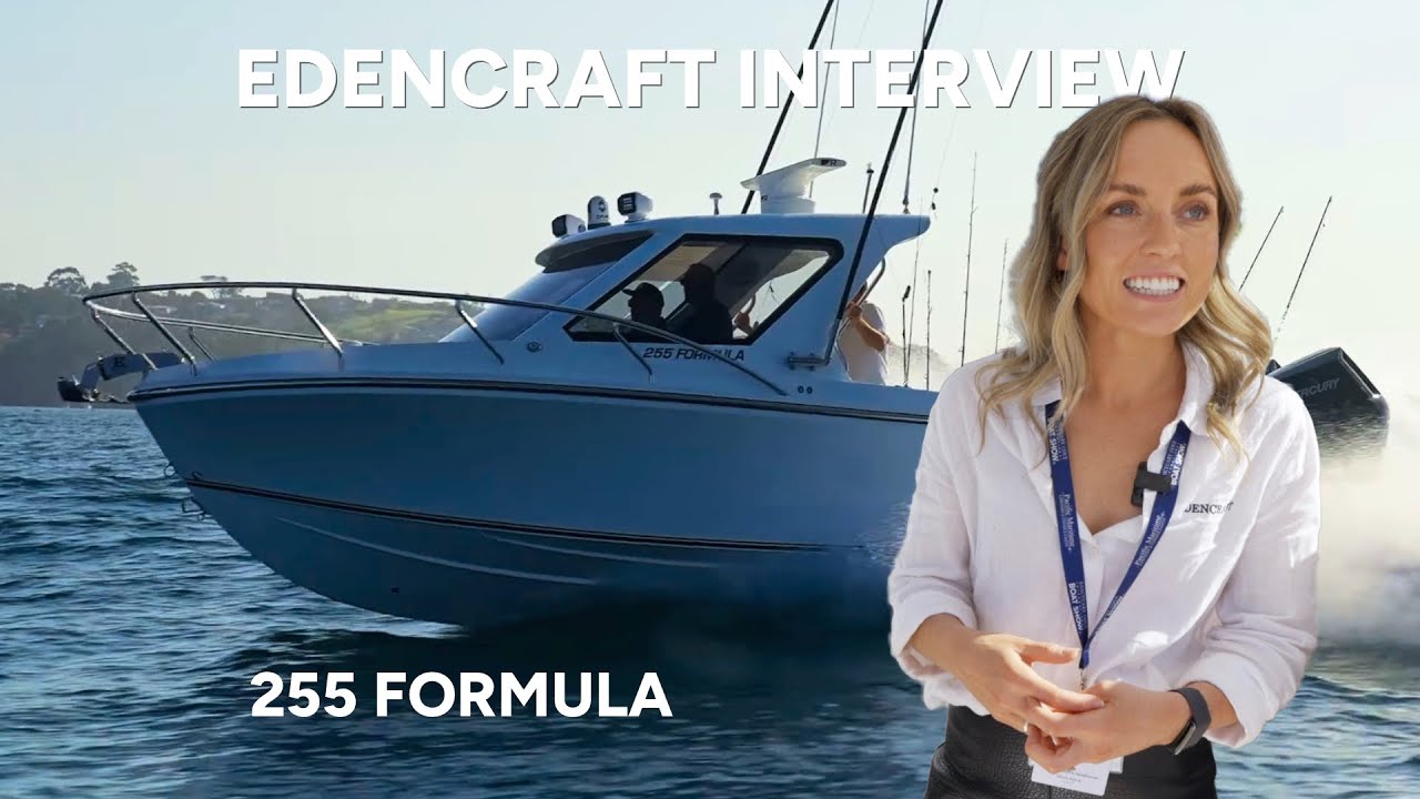 Edencraft 255 Formula Boat Tour - Interview at Sanctuary Cove Boat Show
