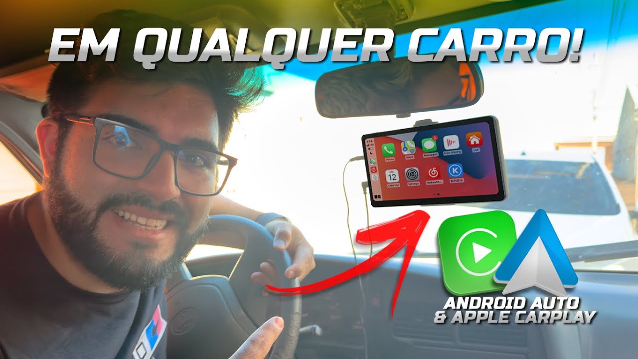 Comprei a MULTIMÍDIA UNIVERSAL para CARROS por menos de R$300! (Carplay e Android auto)