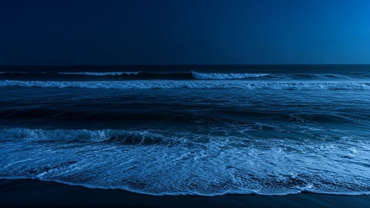Relaxing Ocean Waves | Ultimate Sleep Aid for Stress & Anxiety (Dark Screen)