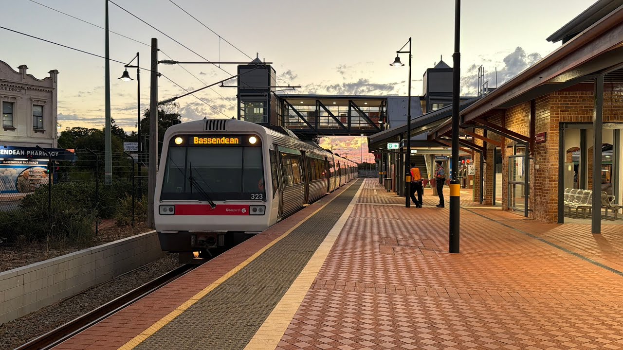 Terminating trains at Bassendean station