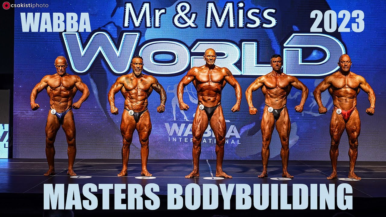 WABBA World Championship Mr & Miss, 2023, Slovakia, Zvolen, Masters Bodybuilding