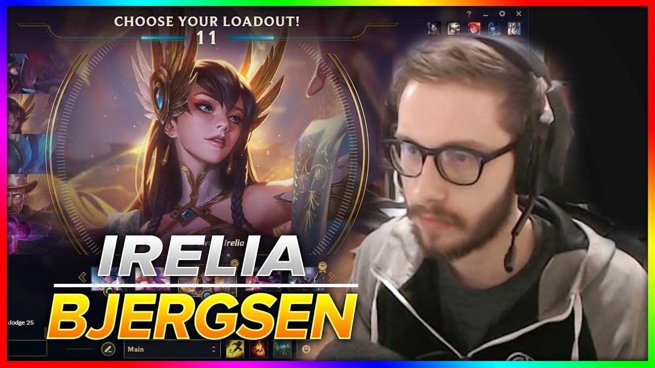 751. Bjergsen Irelia vs Cassiopeia Mid | Patch 8.24 PreSeason 9 | December 29th, 2018