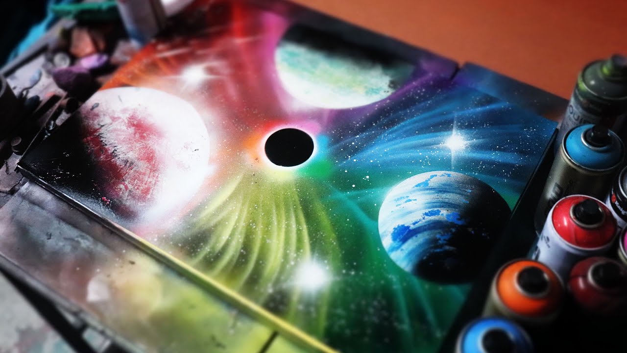 Supernova - Spray Paint Art