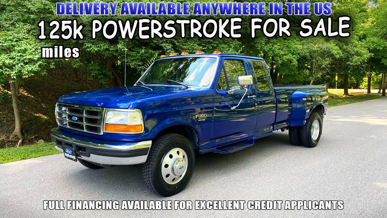 7.3 Powerstroke OBS For Sale: 1997 Ford F-350 XLT Diesel Dually With Only 125k Miles!