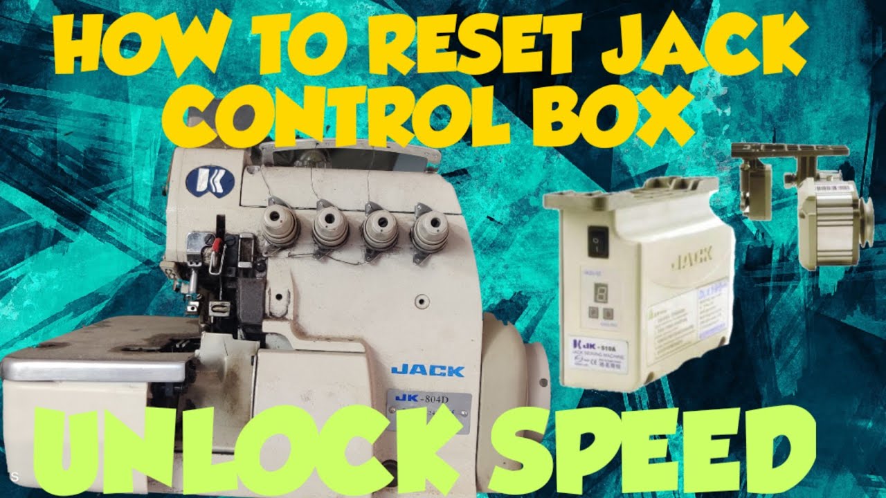 HOW TO RESET JACK CONTROL BOX।।SPEED LOCK TO UNLOCK