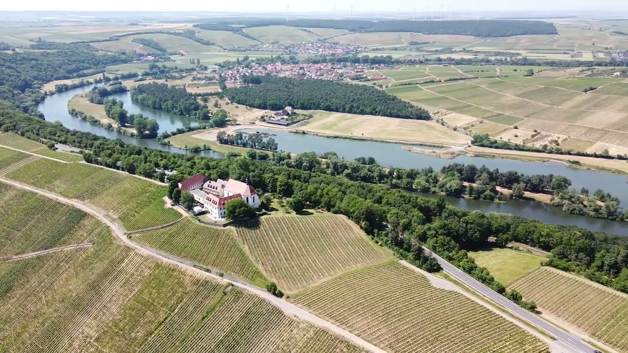 2K Vogelsburg Volkach, Mainschleife und Umgebung 360 Grad View