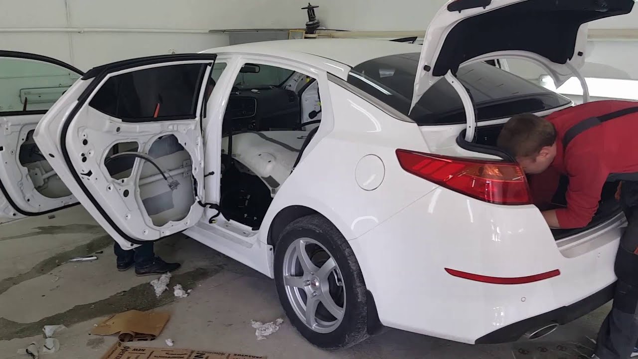 Шумоизоляция Kia Optima по классу 