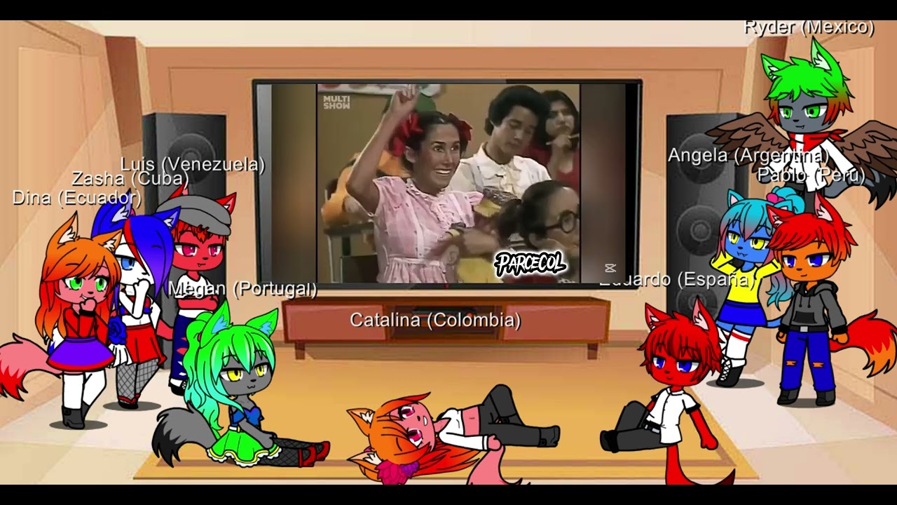 Paises Latinoamericanos + España y Portugal reaccionan a: El Chavo del 8 doblaje colombiano