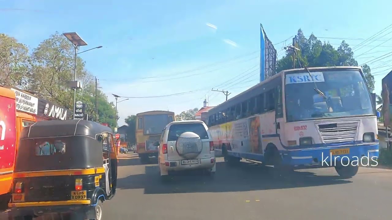 Drive from Kottayam TO Changanassery via nattakom, Chingavanam