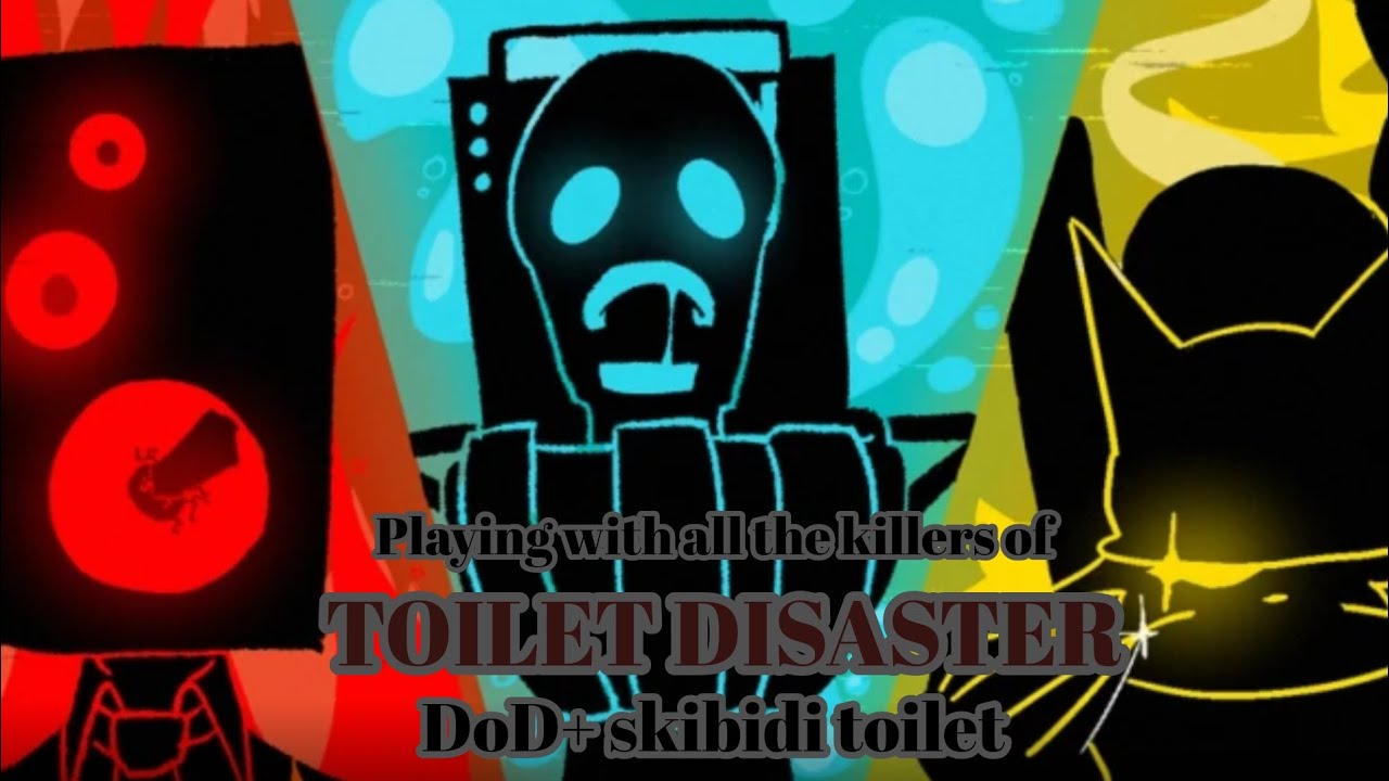 🌋🔥Playing Toilet Disaster, testing all the killers in the game 🔥🌋