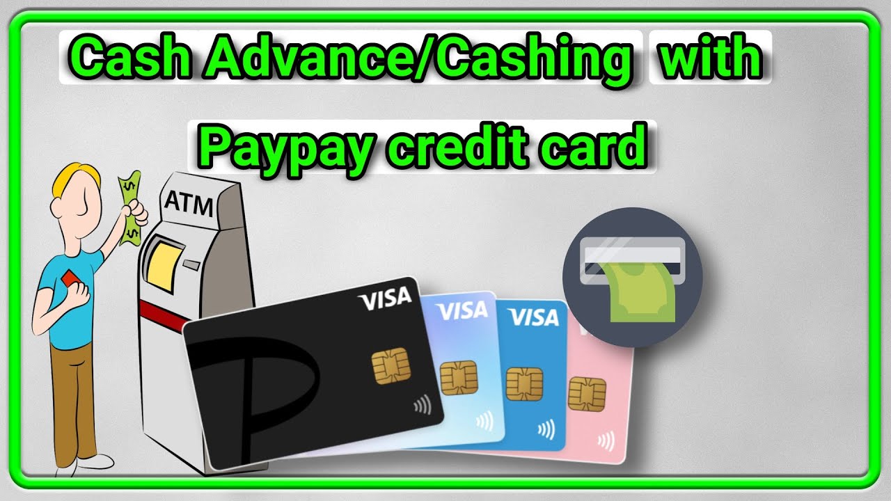 Как обналичить аванс с помощью кредитной карты PayPay.